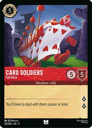 Card Soldiers - Full Deck (122/204) - Fabled Cold Foil | Grognard Games