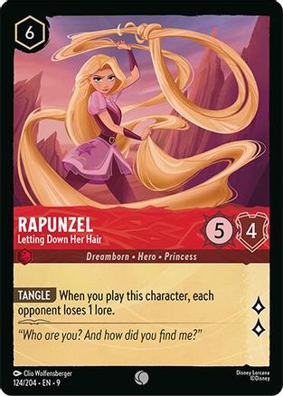 Rapunzel - Letting Down Her Hair (124/204) - Fabled Cold Foil | Grognard Games