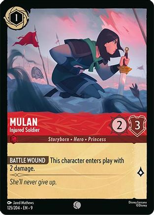 Mulan - Injured Soldier (125/204) - Fabled | Grognard Games