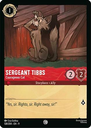 Sergeant Tibbs - Courageous Cat (128/204) - Fabled | Grognard Games