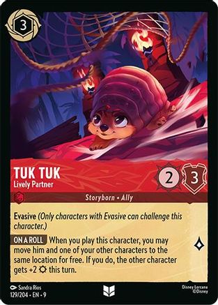 Tuk Tuk - Lively Partner (129/204) - Fabled Cold Foil | Grognard Games