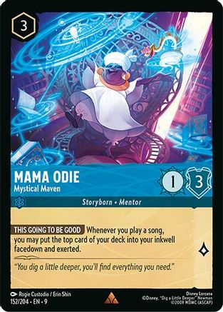 Mama Odie - Mystical Maven (152/204) - Fabled Cold Foil | Grognard Games