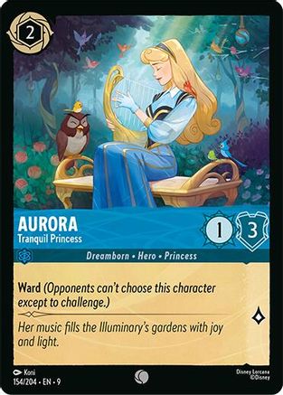 Aurora - Tranquil Princess (154/204) - Fabled Cold Foil | Grognard Games