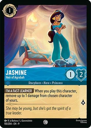 Jasmine - Heir of Agrabah (155/204) - Fabled | Grognard Games