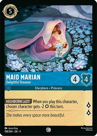 Maid Marian - Delightful Dreamer (158/204) - Fabled Cold Foil | Grognard Games