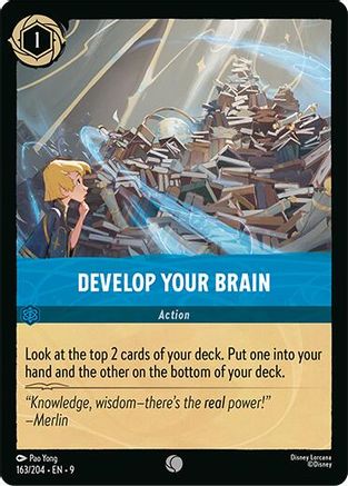 Develop Your Brain (163/204) - Fabled Cold Foil | Grognard Games