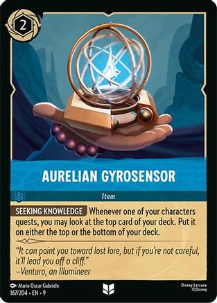 Aurelian Gyrosensor (167/204) - Fabled Cold Foil | Grognard Games