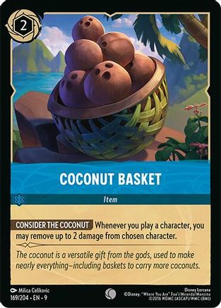 Coconut Basket (169/204) - Fabled Cold Foil | Grognard Games