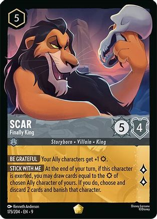Scar - Finally King (175/204) - Fabled | Grognard Games