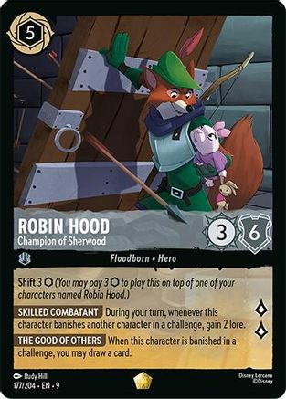Robin Hood - Champion of Sherwood (177/204) - Fabled Cold Foil | Grognard Games