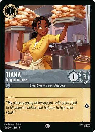 Tiana - Diligent Waitress (179/204) - Fabled | Grognard Games