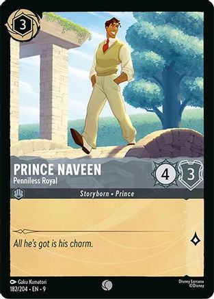 Prince Naveen - Penniless Royal (182/204) - Fabled Cold Foil | Grognard Games