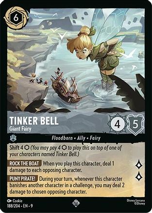 Tinker Bell - Giant Fairy (188/204) - Fabled | Grognard Games