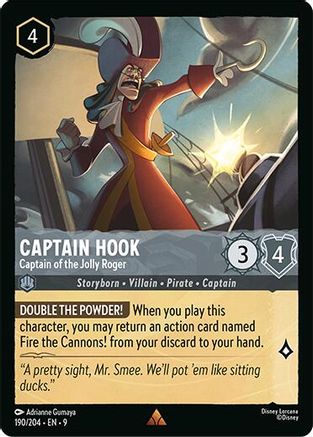 Captain Hook - Captain of the Jolly Roger (190/204) - Fabled | Grognard Games