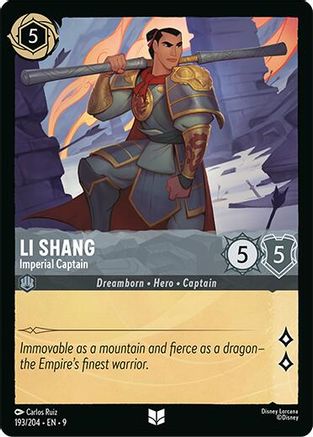 Li Shang - Imperial Captain (193/204) - Fabled | Grognard Games
