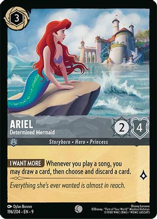 Ariel - Determined Mermaid (196/204) - Fabled | Grognard Games