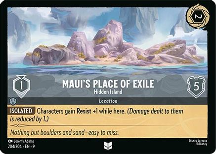 Maui's Place of Exile - Hidden Island (204/204) - Fabled | Grognard Games