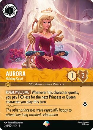 Aurora - Holding Court (Epic) (206/204) - Fabled Holofoil | Grognard Games