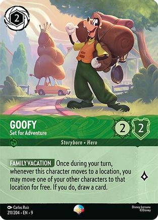 Goofy - Set for Adventure (Epic) (211/204) - Fabled Holofoil | Grognard Games