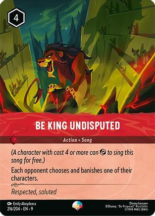 Be King Undisputed (Epic) (216/204) - Fabled Holofoil | Grognard Games