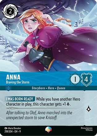 Anna - Braving the Storm (Epic) (218/204) - Fabled Holofoil | Grognard Games