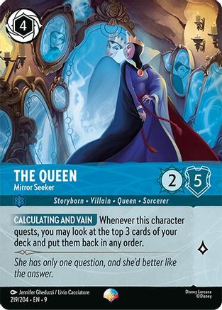 The Queen - Mirror Seeker (Epic) (219/204) - Fabled Holofoil | Grognard Games