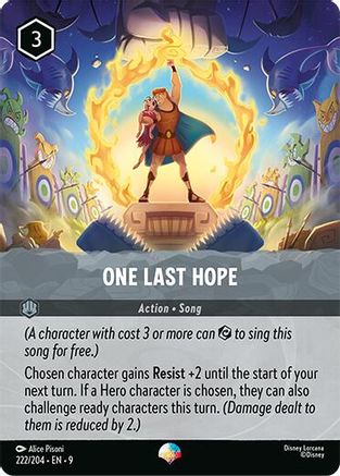 One Last Hope (Epic) (222) - Fabled Holofoil | Grognard Games