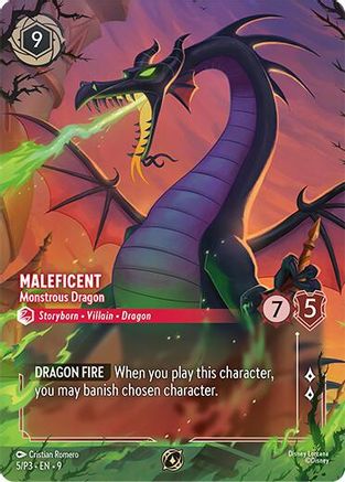 Maleficent - Monstrous Dragon (Store Championship) (5/P3) - Disney Lorcana Promo Cards Holofoil | Grognard Games