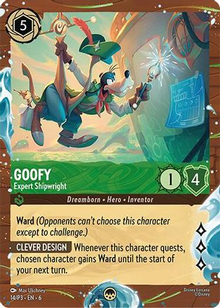 Goofy - Expert Shipwright (Disney Cruise Promo) (14/P3) - Disney Lorcana Promo Cards Holofoil | Grognard Games