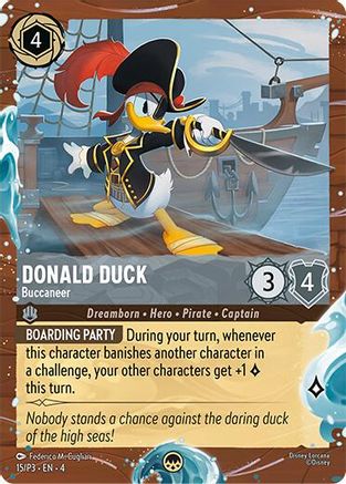 Donald Duck - Buccaneer (Disney Cruise Promo) (15/P3) - Disney Lorcana Promo Cards Holofoil | Grognard Games