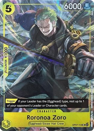 Roronoa Zoro (Illustration Box Vol.3) (OP07-113) - One Piece Promotion Cards Foil | Grognard Games