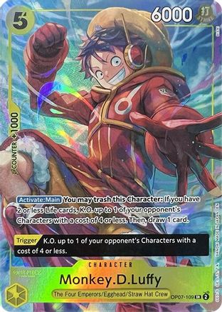 Monkey.D.Luffy (Illustration Box Vol.3) (OP07-109) - One Piece Promotion Cards Foil | Grognard Games