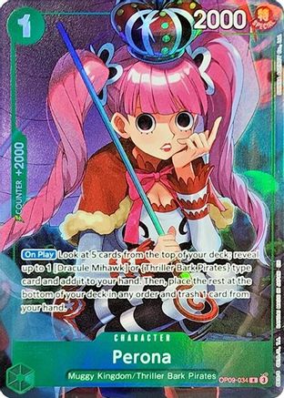 Perona (Illustration Box Vol.4) (OP09-034) - One Piece Promotion Cards Foil | Grognard Games