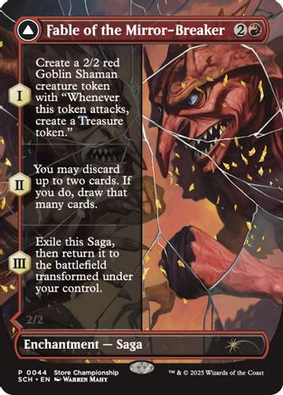Fable of the Mirror-Breaker (GAME-044) - Game Day & Store Championship Promos | Grognard Games