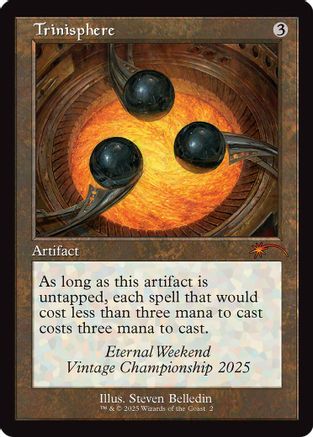 Trinisphere (Retro Frame) (Eternal Weekend 2025 Promo) (UMP-002) - Unique and Miscellaneous Promos | Grognard Games