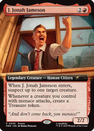 J. Jonah Jameson (Extended Art) (UMP-003) - Unique and Miscellaneous Promos | Grognard Games
