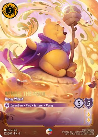 Winnie the Pooh - Hunny Wizard (Enchanted) (227/204) - Fabled Holofoil | Grognard Games