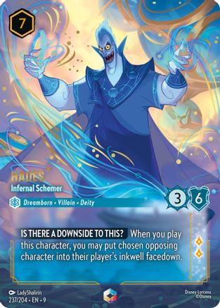 Hades - Infernal Schemer (Enchanted) (237/204) - Fabled Holofoil | Grognard Games