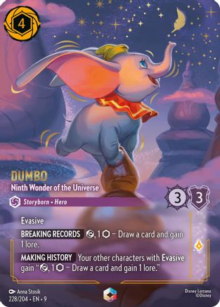 Dumbo - Ninth Wonder of the Universe (Enchanted) (228/204) - Fabled Holofoil | Grognard Games
