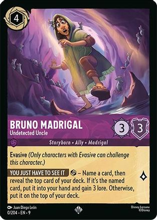 Bruno Madrigal - Undetected Uncle (0/204) - Fabled | Grognard Games