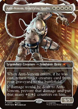 Anti-Venom, Horrifying Healer (Borderless) (MEDIA-001) - Media Promos Foil | Grognard Games
