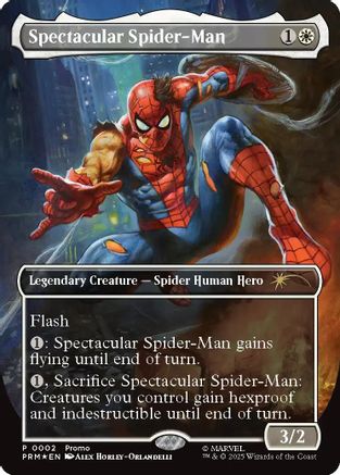 Spectacular Spider-Man (Borderless) (MEDIA-002) - Media Promos Foil | Grognard Games