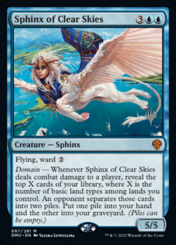 Sphinx of Clear Skies (Promo Pack) [Dominaria United Promos] | Grognard Games