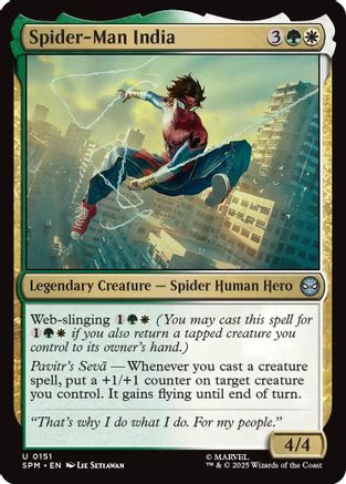 Spider-Man India (SPM-151) - Marvel's Spider-Man Foil | Grognard Games