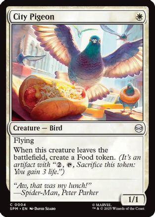 City Pigeon (SPM-004) - Marvel's Spider-Man Foil | Grognard Games