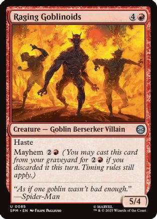 Raging Goblinoids (SPM-085) - Marvel's Spider-Man Foil | Grognard Games