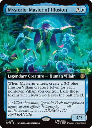 Mysterio, Master of Illusion (Extended Card) (SPM-253) - Marvel's Spider-Man Foil | Grognard Games