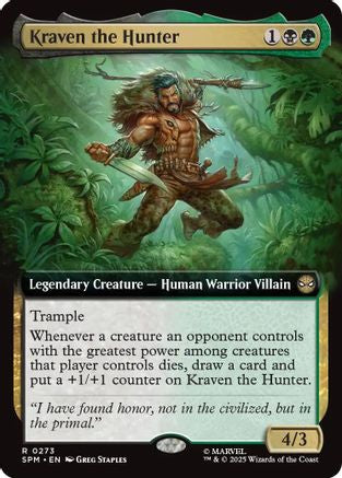 Kraven the Hunter (Extended Art) (SPM-273) - Marvel's Spider-Man Foil | Grognard Games