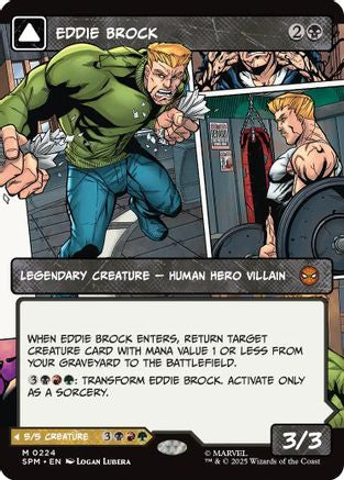 Eddie Brock (0224) (Borderless) (SPM-224) - Marvel's Spider-Man | Grognard Games