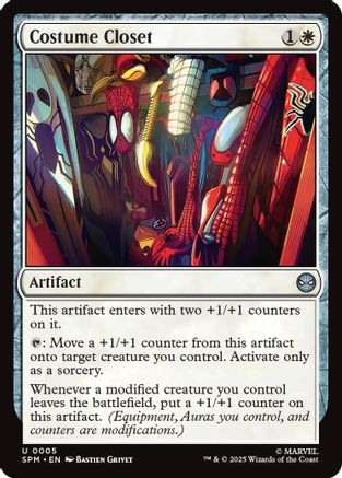 Costume Closet (SPM-005) - Marvel's Spider-Man | Grognard Games